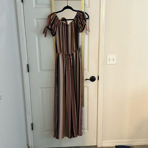 Xhilaration Off the Shoulder Jumpsuit Wide Leg